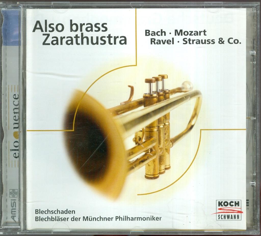 Cd : Also brass Zarathustra {1684}, Ophalen of Verzenden, Modernisme tot heden, Gebruikt, Overige typen