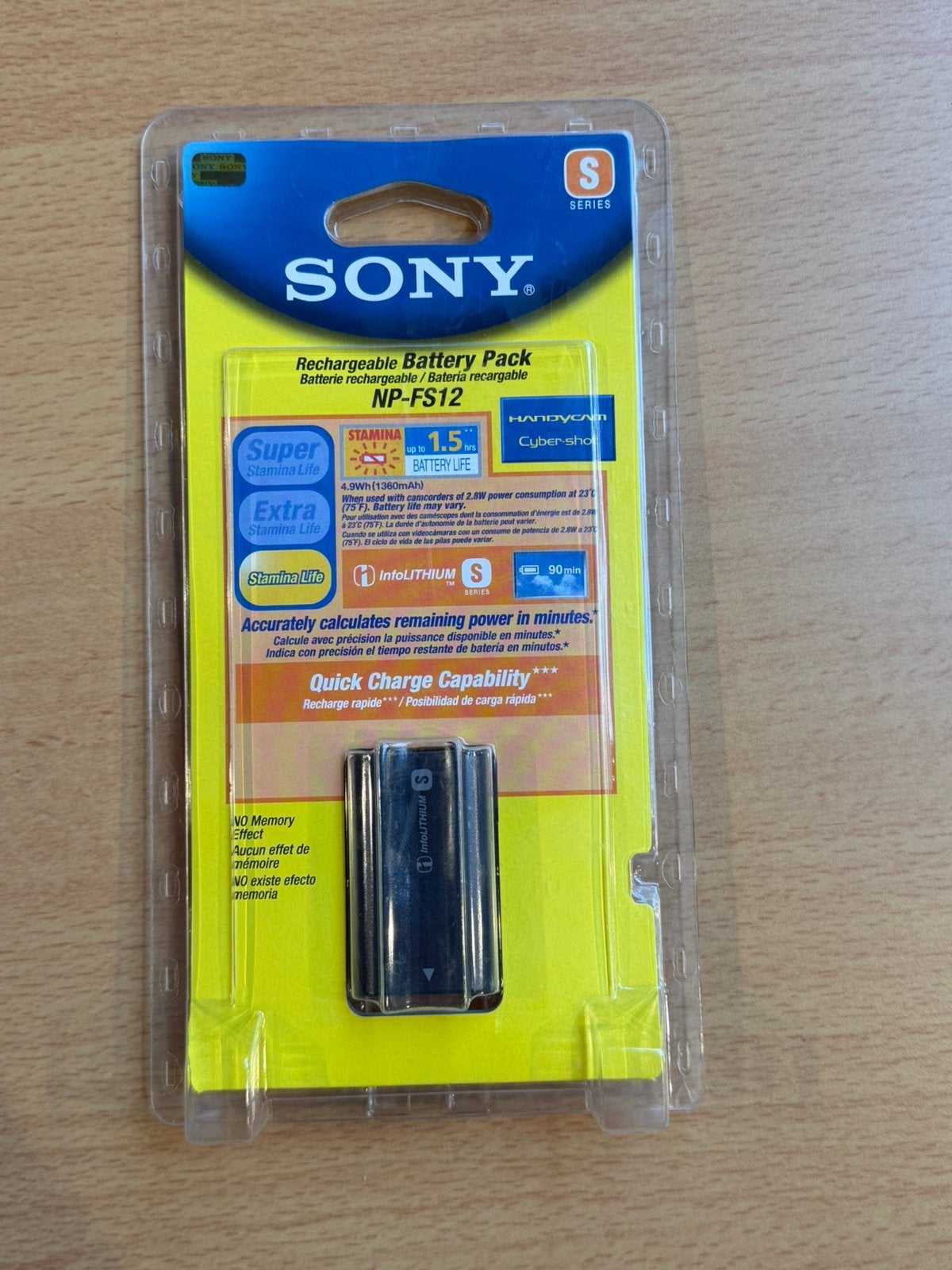 Sony NP-FS12 battery pack NIEUW in blister, Ophalen of Verzenden, Nieuw
