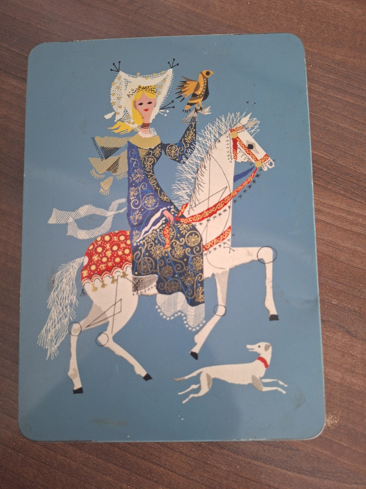 Vintage blikken doos Verkade, Ophalen of Verzenden