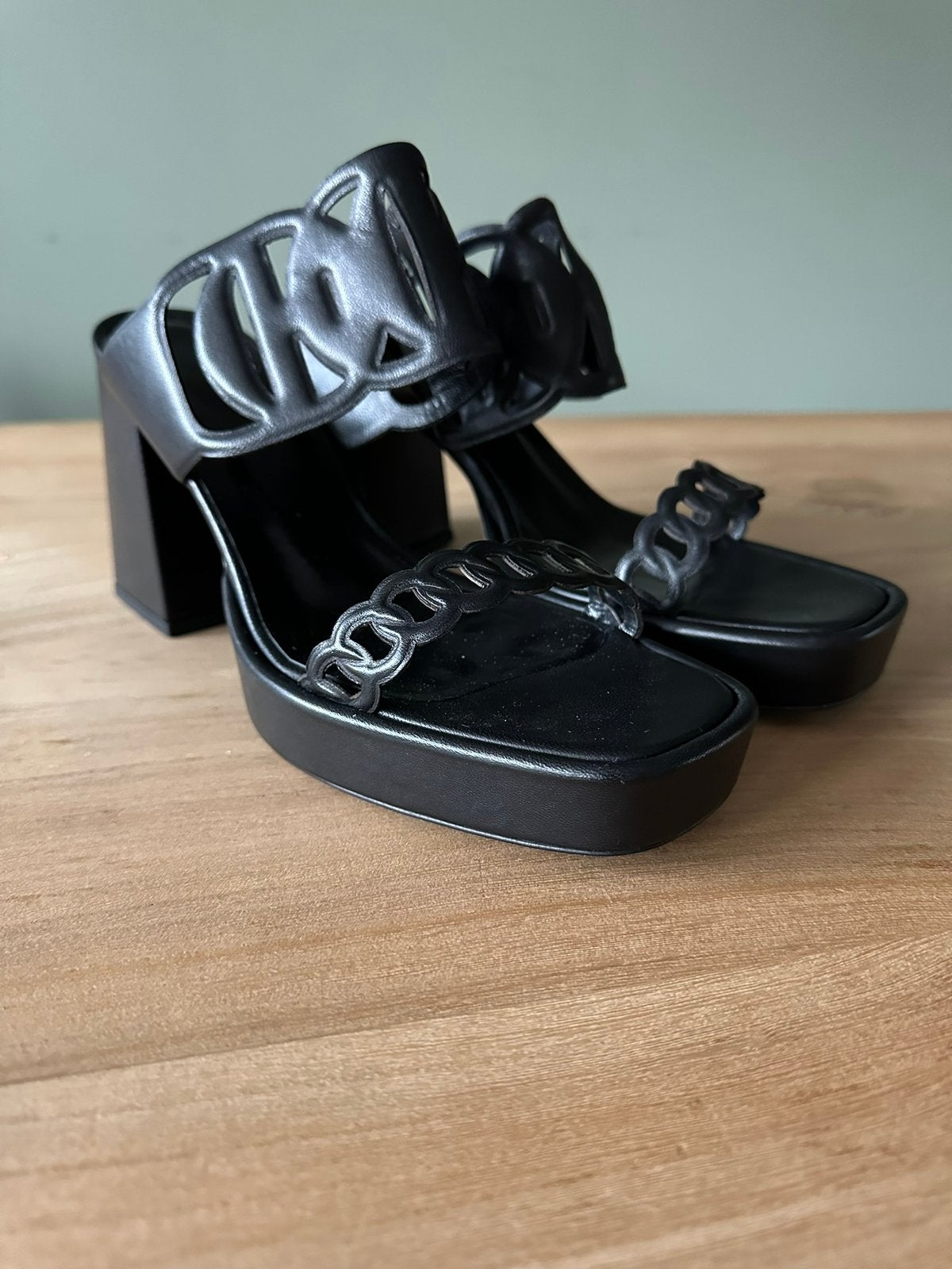Gave blokhakken! Maat 40, Kleding | Dames, Zwart, Nieuw, Ophalen of Verzenden, Schoenen met hoge hakken