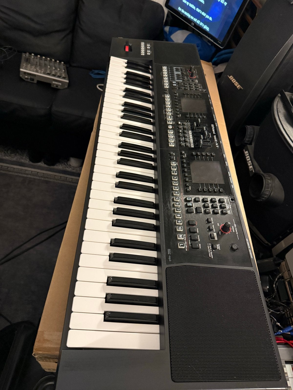 Roland E-A7 Expandable Arranger Keyboard, 61 toetsen, Roland, Ophalen of Verzenden, Zo goed als nieuw