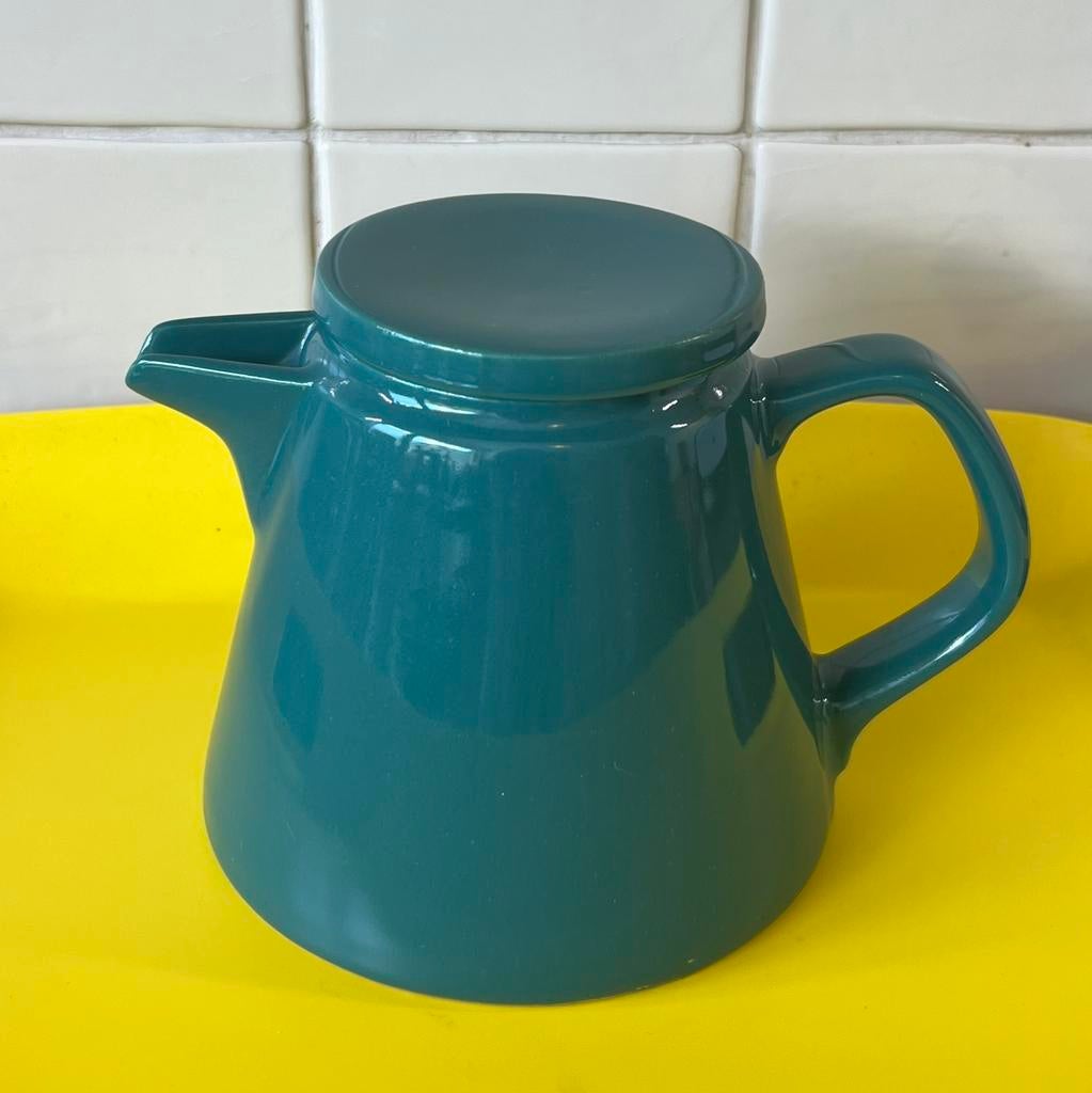 Zeegroene koffiepot Melitta Germany, Ophalen of Verzenden