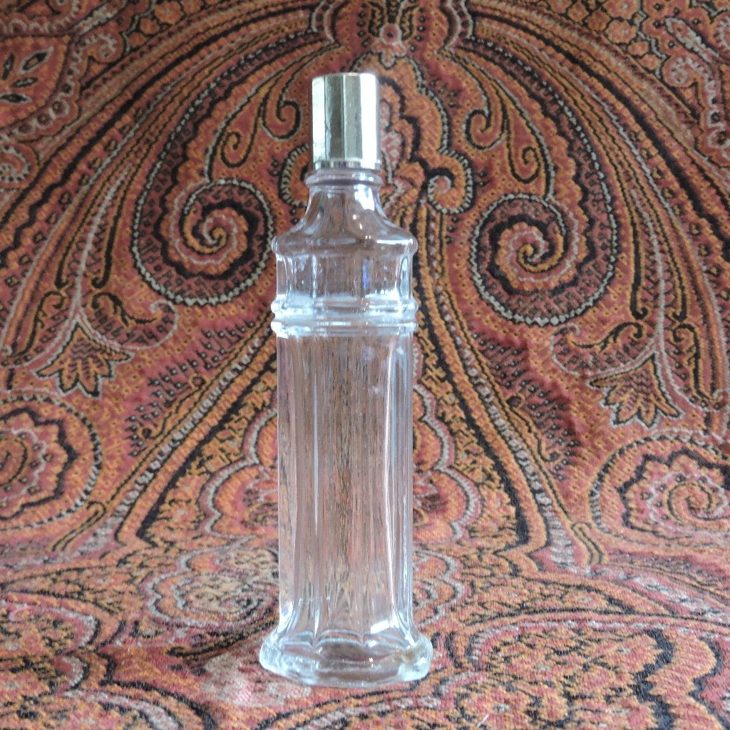 Parfumflesje flacon goudkleurige dop 12 cm, Ophalen of Verzenden