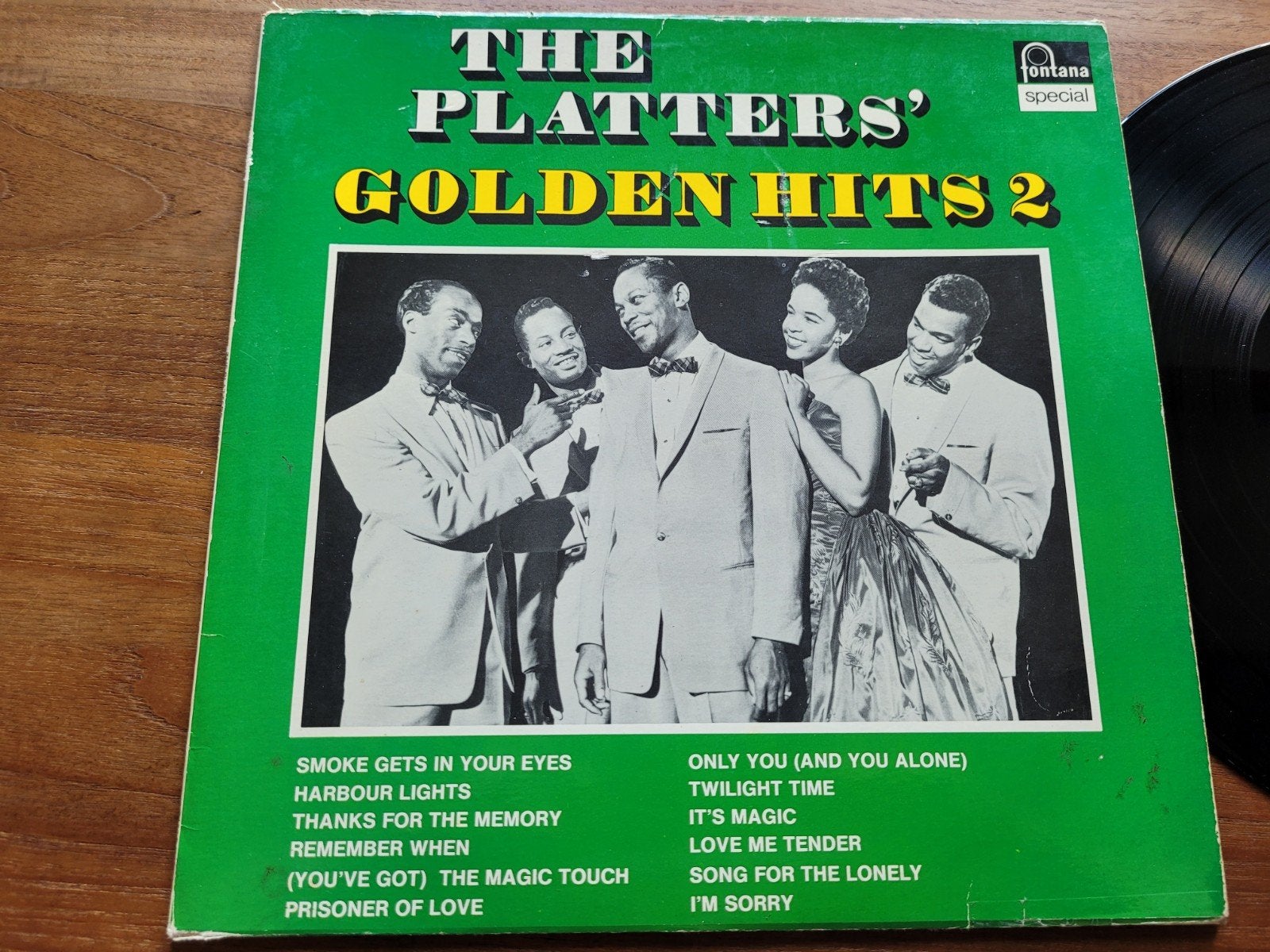 The Platters Golden Hits Vol. 2 LP Vinyl Fontana, Ophalen of Verzenden, Gebruikt, 12 inch