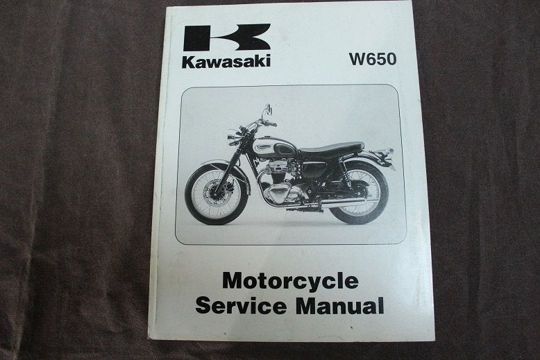Kawasaki W650 1999 motorcycle service manual W 650, Ophalen of Verzenden, Kawasaki