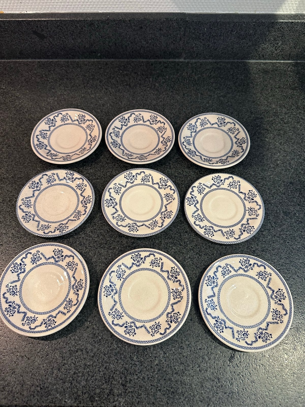 9 Johnson Brothers Petite Fleur schoteltjes, Overige merken, Keramiek, Vintage, Ophalen of Verzenden