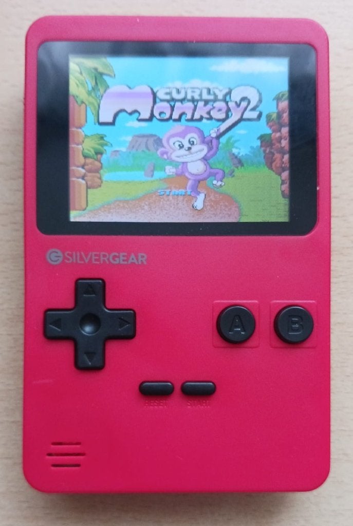 Silvergear Retro Pocket Gamer Rood, Avontuur en Actie, 1 speler, Eén computer, Ophalen of Verzenden