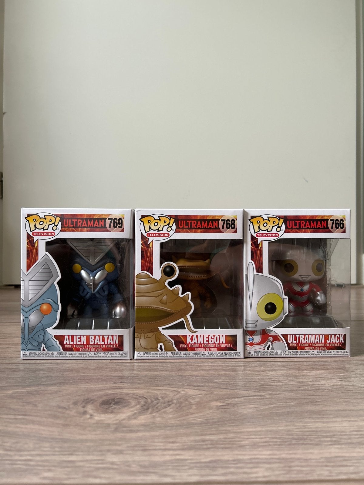 Funko Pop!Ultraman Set: Alien Baltan, Kanegon, Ultraman Jack, Ophalen of Verzenden, Nieuw