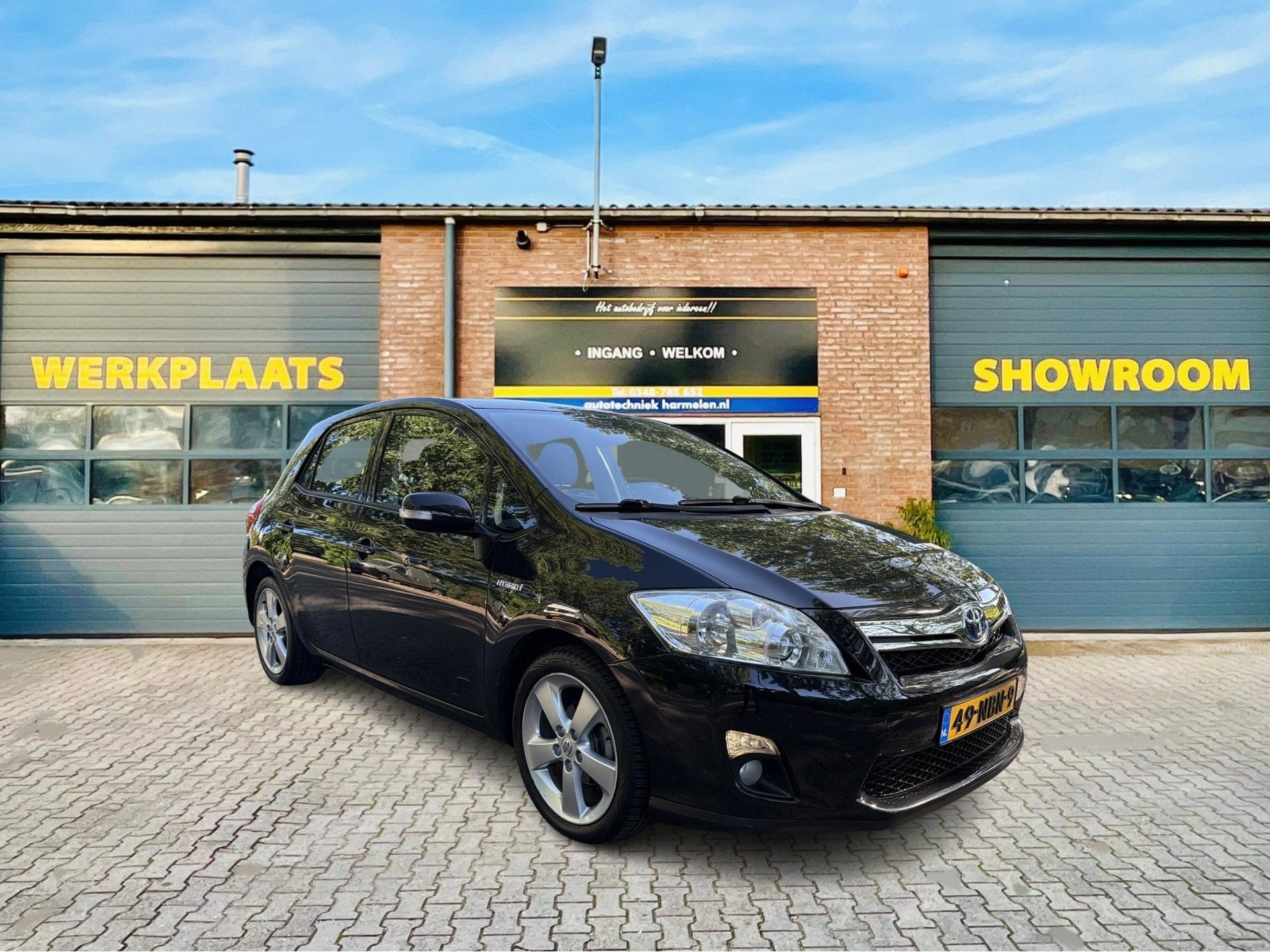 Toyota Auris 1.8 Full Hybrid Dynamic *historie*NL-Auto*, Euro 5, Gebruikt, 4 cilinders, Zwart