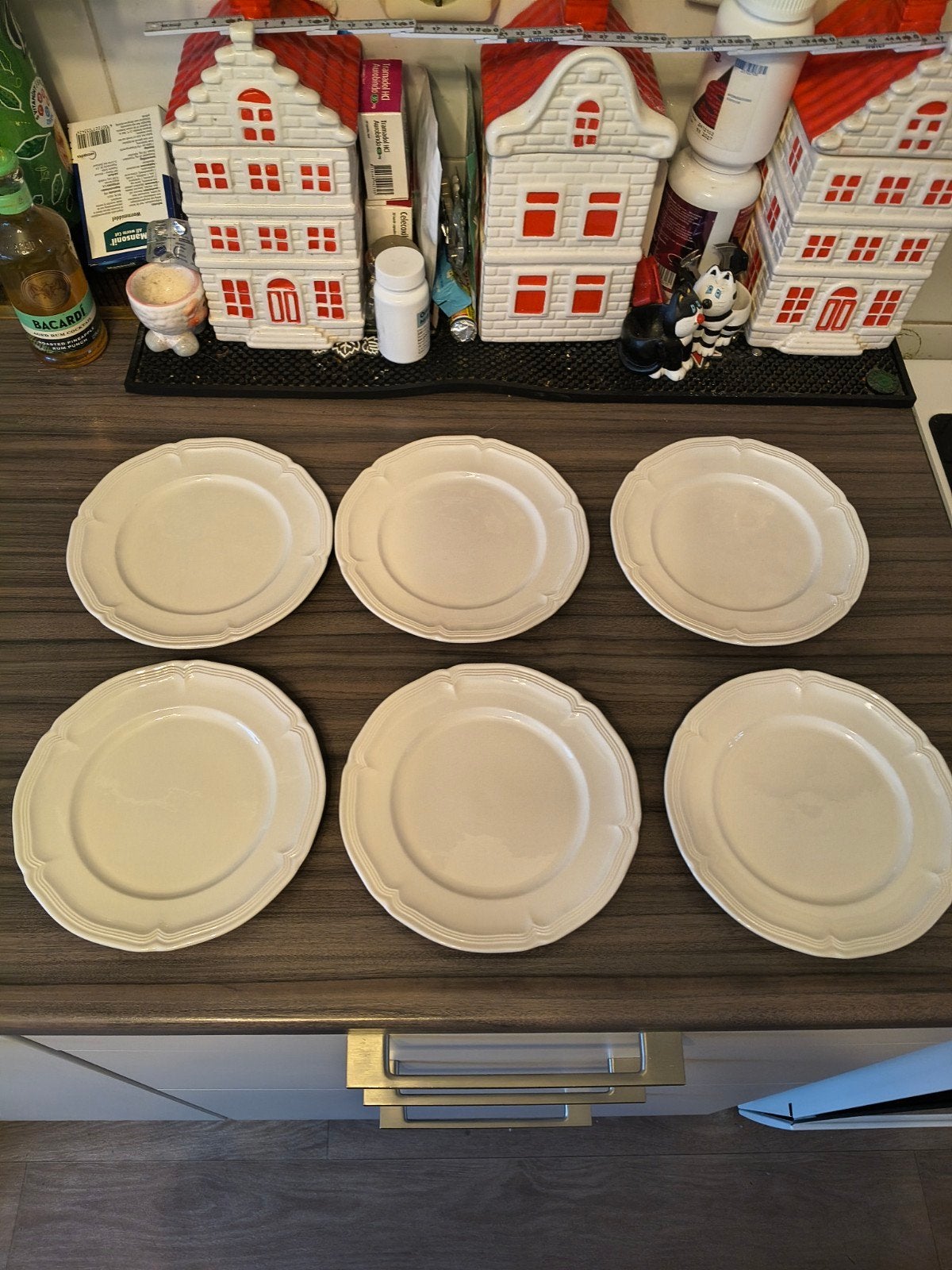 Villeroy & Boch Manoir Dessertborden (6 stuks), Huis en Inrichting, Klassiek, Villeroy & Boch, Ophalen of Verzenden, Zo goed als nieuw