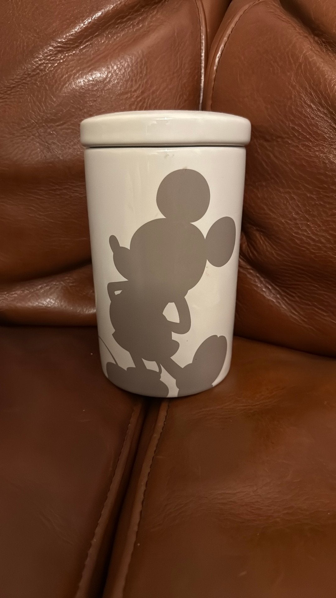 Voorraadpot mickey mouse disney, Ophalen of Verzenden, Mickey Mouse, Zo goed als nieuw, Servies