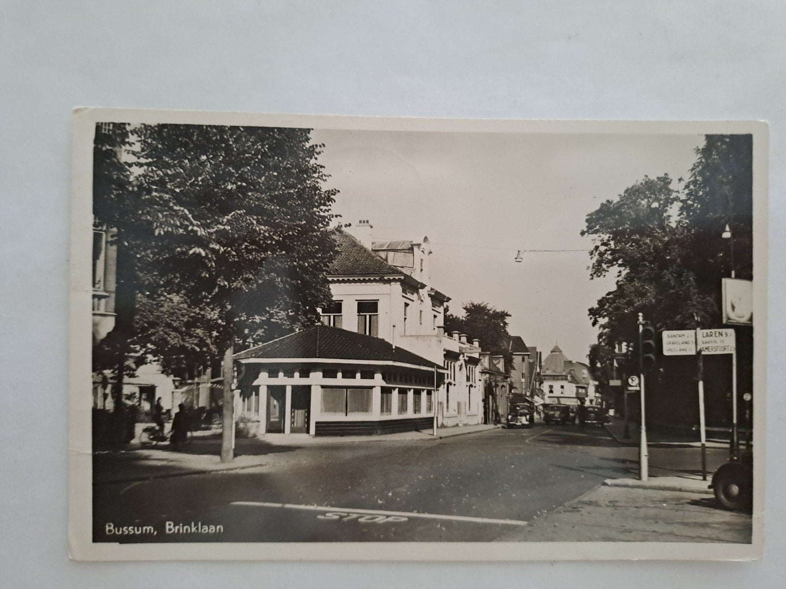 Bussum gelopen fotokaart, Ophalen of Verzenden, Voor 1920, Noord-Holland