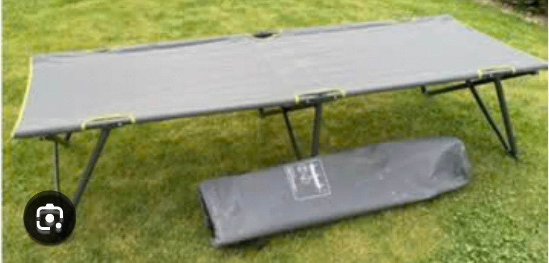 Quechua L100 Camp Bed - Opvouwbaar veldbed, Ophalen, Gebruikt