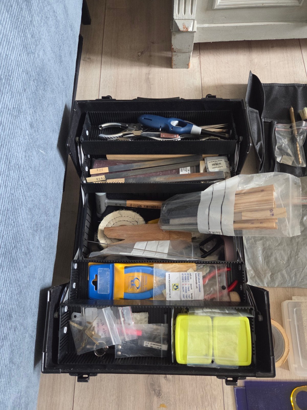 Gereedschapspakket Goud- en Zilversmeden Zadkine 1e Jaar, Ophalen of Verzenden, Zo goed als nieuw, Gereedschapsset