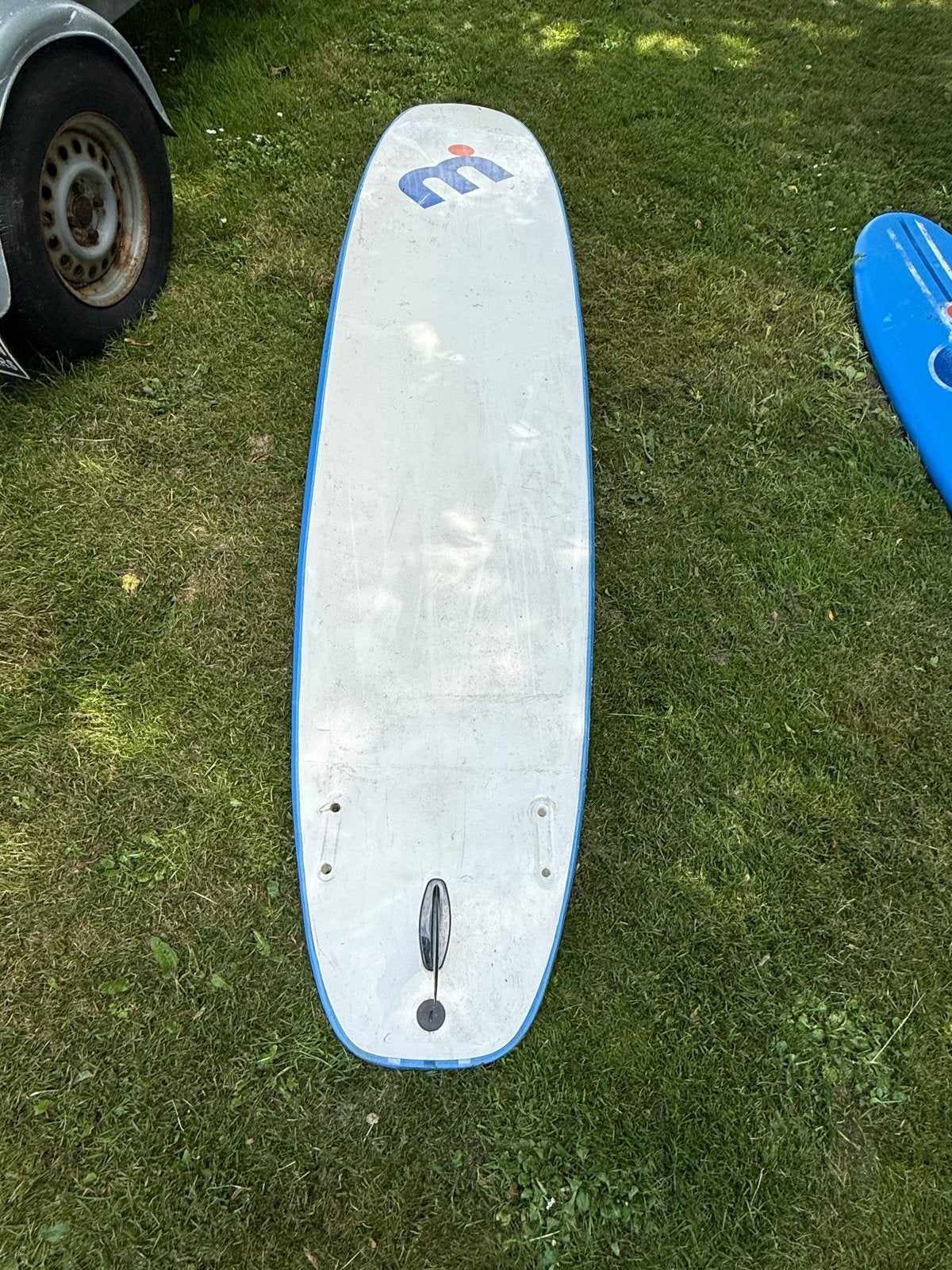 Golfsurfboard softtop Mistral 8 feet, Watersport en Boten, Golfsurfen, Ophalen, Gebruikt, Longboard
