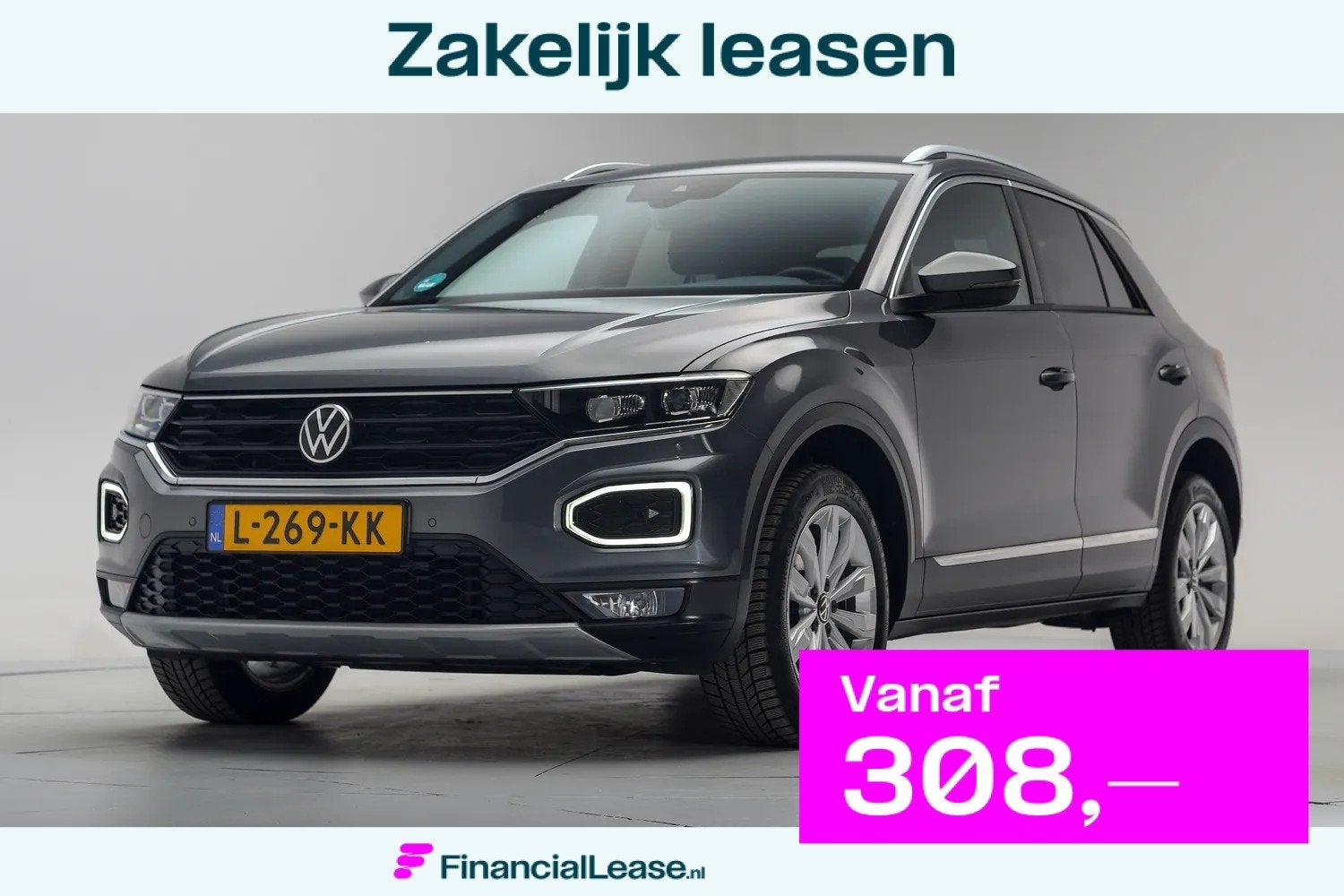 Volkswagen T-Roc 1.5 TSI 150pk Sport Executive Aut. [ Virtua, 1254 kg, 4 cilinders, 150 pk, Bedrijf