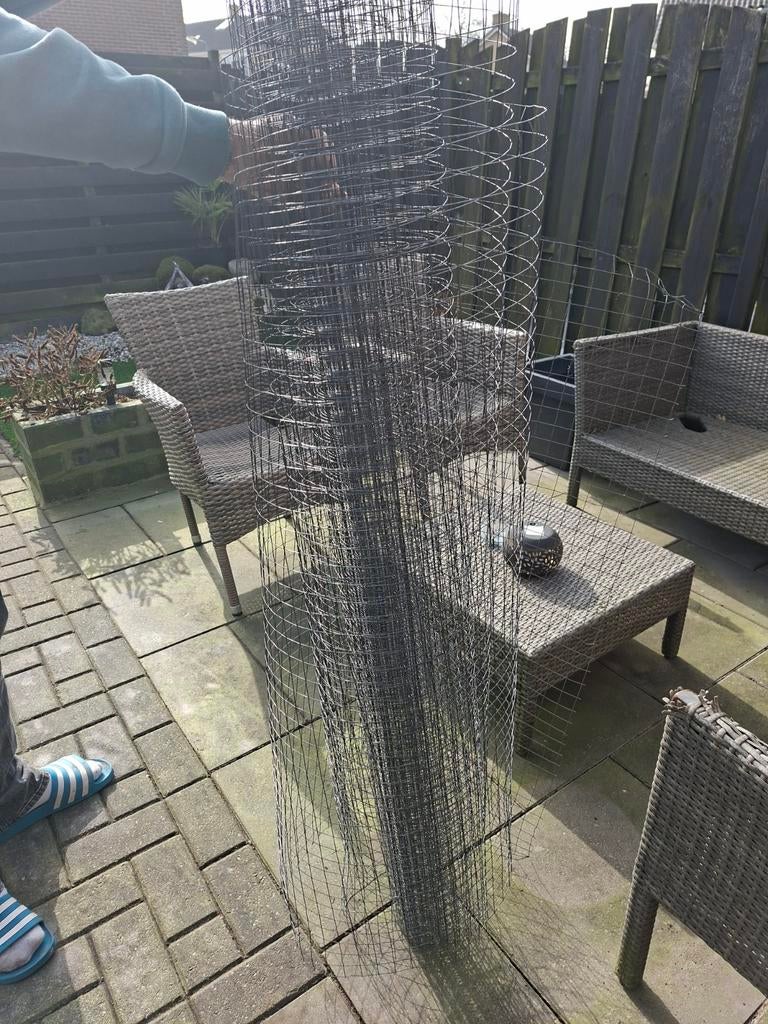 Geplastificeerd gaas .4/5 meter, Ophalen of Verzenden, Minder dan 10 meter