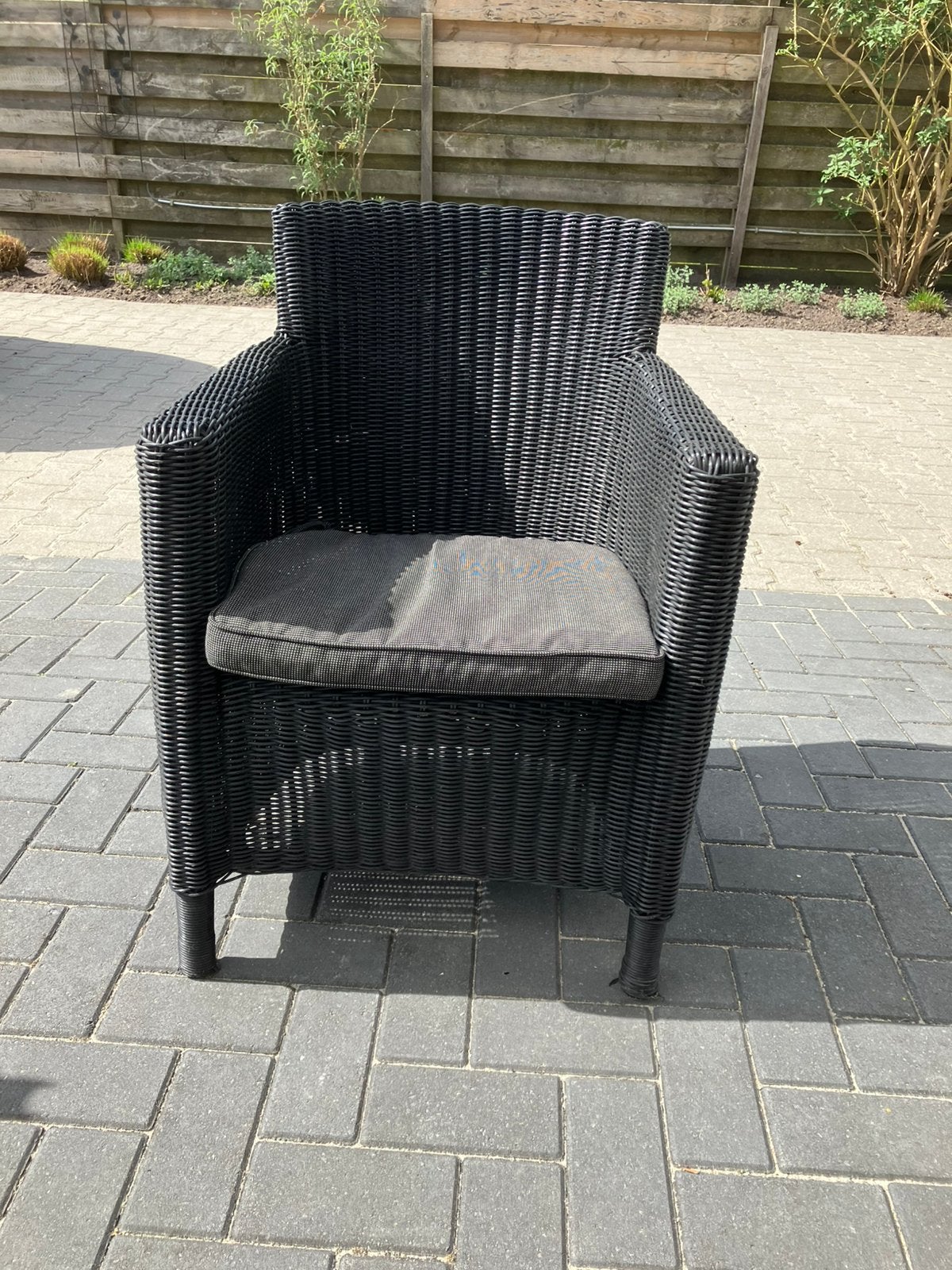 Wicker tuinstoelen, Tuin en Terras, Ophalen, Zo goed als nieuw, Wicker