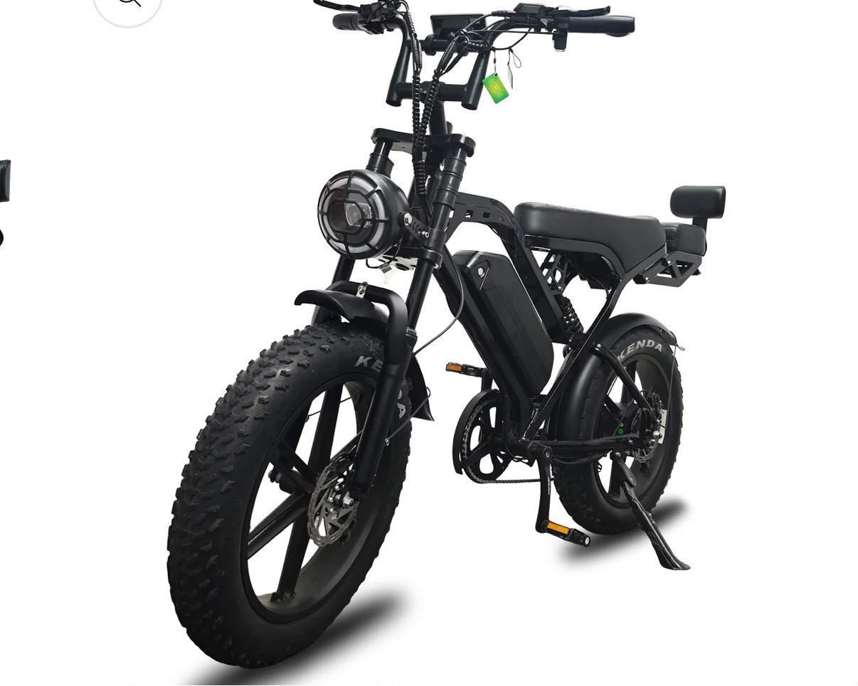 X80 Pro Fatbike – Elektrisch – 50 km/u – Zwart, Fietsen en Brommers, Ophalen, Overige typen
