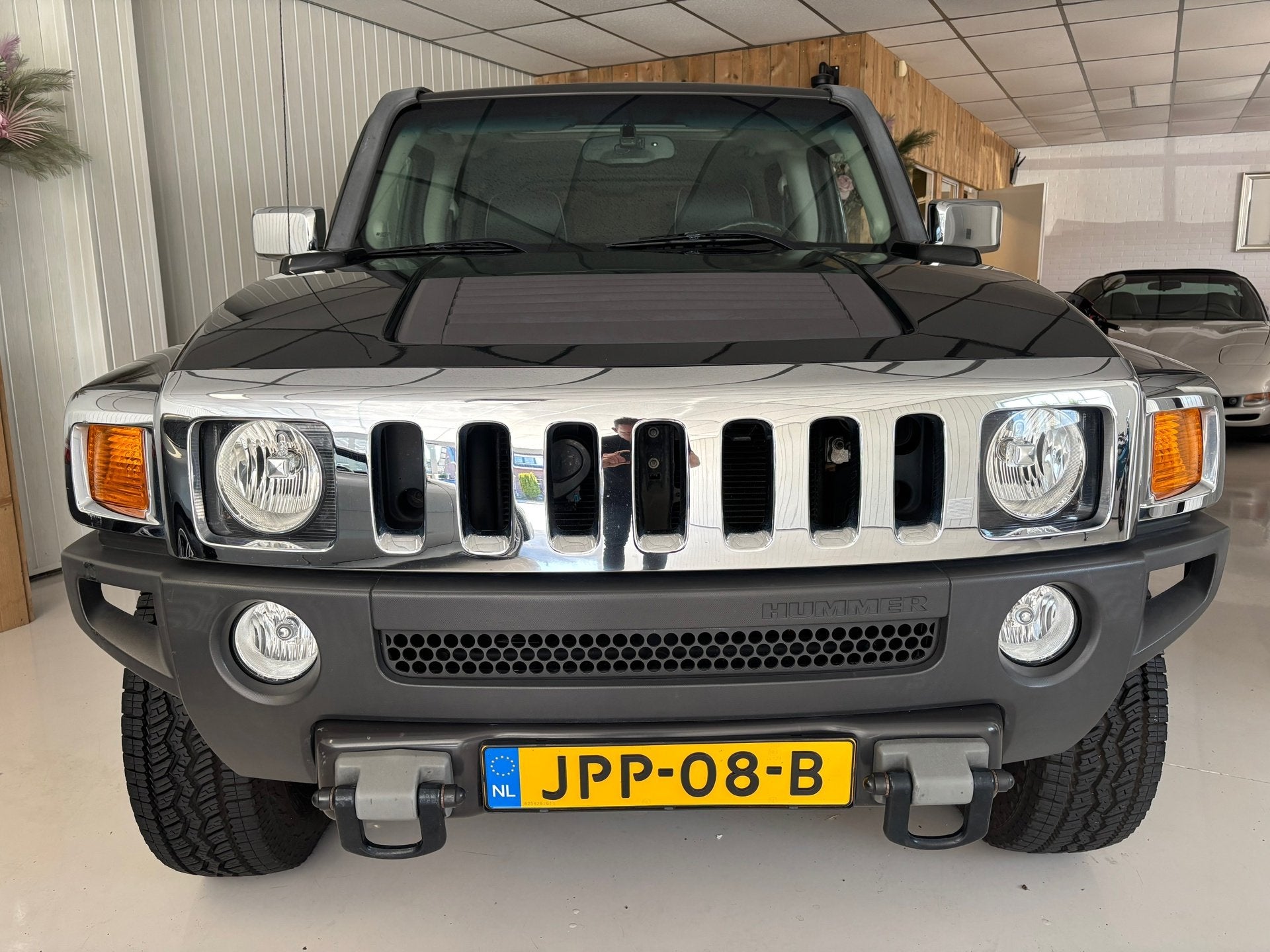 Hummer H3 3.5 BENZINE, 38000KM GELOPEN, UNIEK, CRUISE, OPEN, Auto's, Hummer, Gebruikt, Zwart, Bedrijf, Vierwielaandrijving