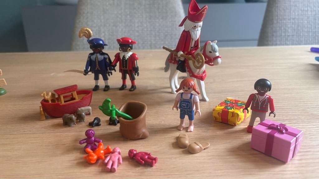 Playmobil Sinterklaas set met figuren en accessoires, Ophalen, Gebruikt