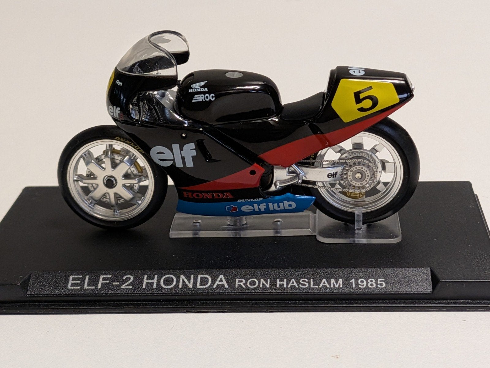 ELF 2 Honda - Ron Haslam - Grand Prix 500cc in 1985, Ophalen of Verzenden, Gebruikt, Motor, Overige merken