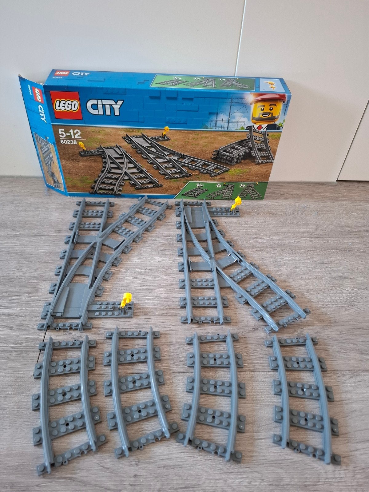 Lego City 60238 rails en wissels uitbreidingsset, Ophalen, City, Compleet, Lego