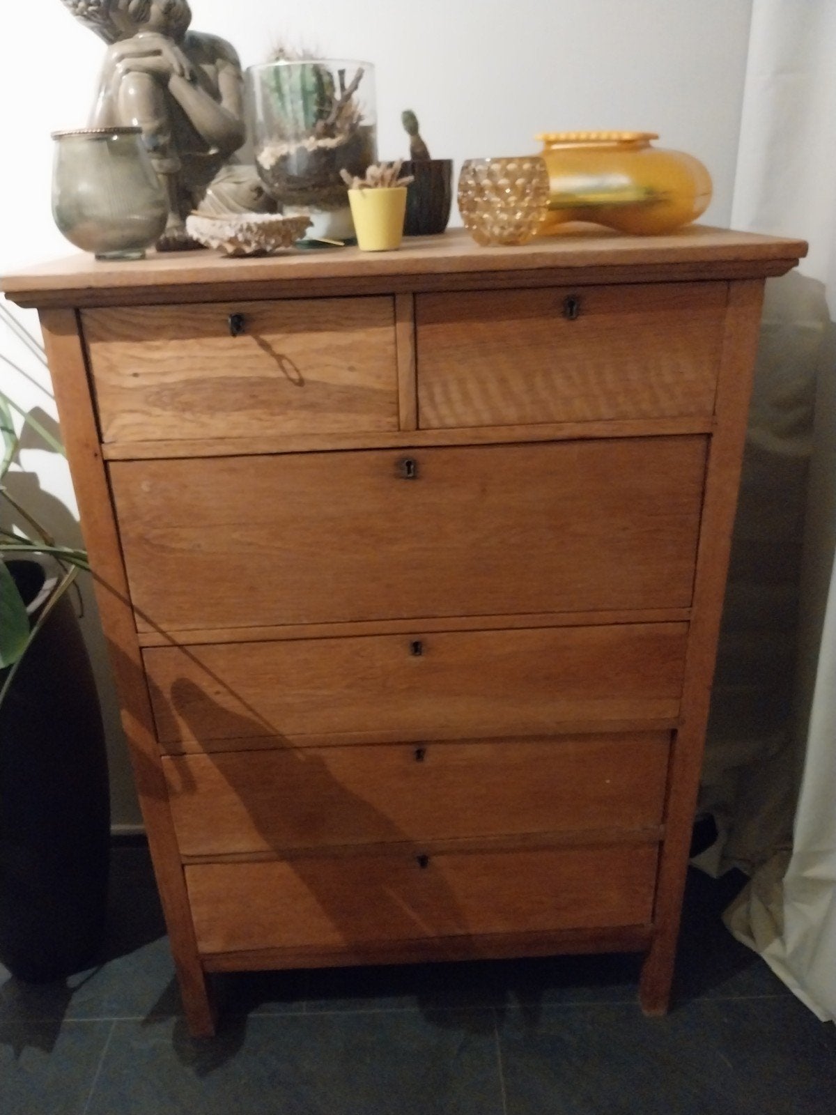 Vintage Franse Ladenkast - Authentiek en Charmant, Ophalen of Verzenden