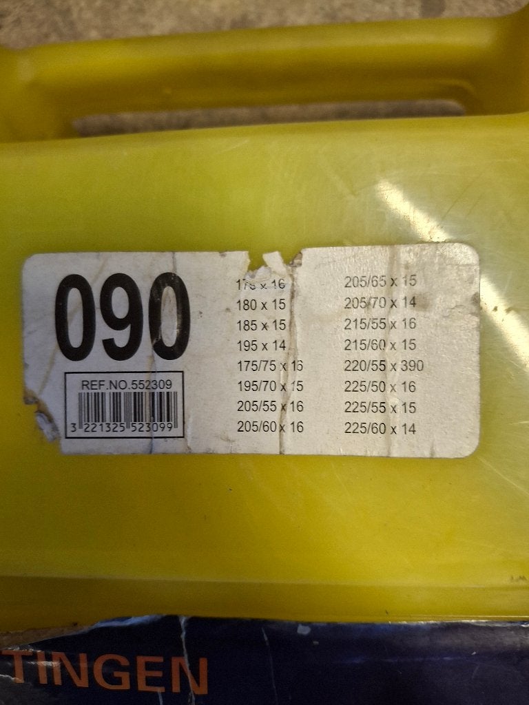 sneeuwketting, Ophalen, Zo goed als nieuw