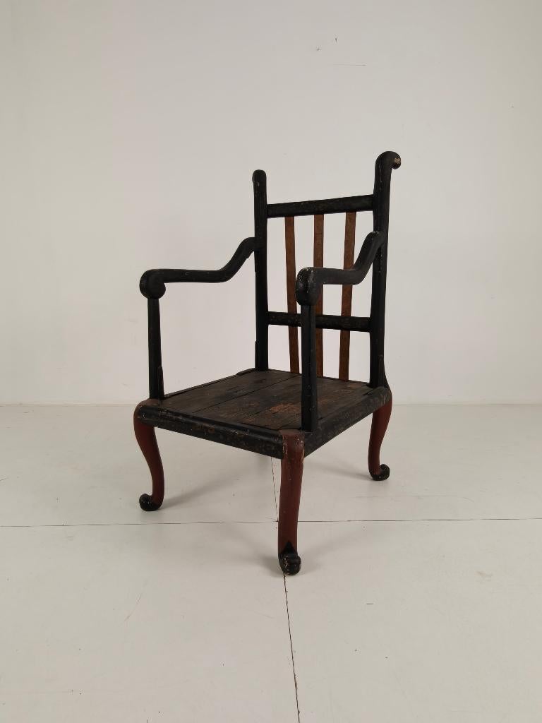 Chinoiserie Engelse Fauteuil – Circa 1900, Ophalen of Verzenden