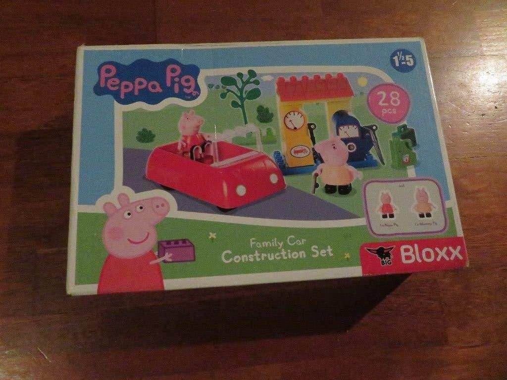 PEPPA PIG - FAMILY CAR CONSTRUCTION SET - BIG BLOXX - 28 PCS, Ophalen of Verzenden, Nieuw