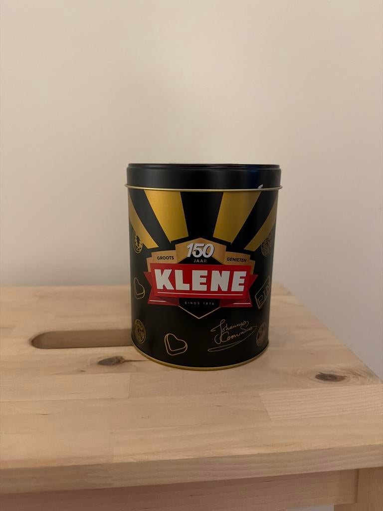 Klene drop blik - Limited edition - Nieuw, Nieuw, Ophalen of Verzenden, Voorraadpot, Metaal