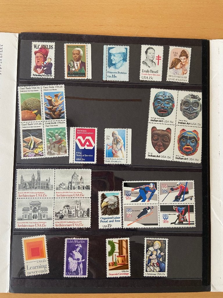 Reeks Amerikaanse herdenkingspostzegels (1980), Ophalen of Verzenden, Postfris, Noord-Amerika