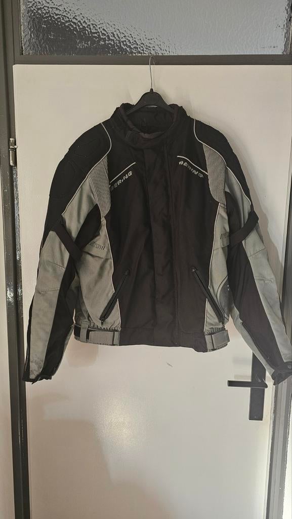 Bering motorjas textiel zwart/grijs, Jas | textiel, Heren, Ophalen of Verzenden, Bering