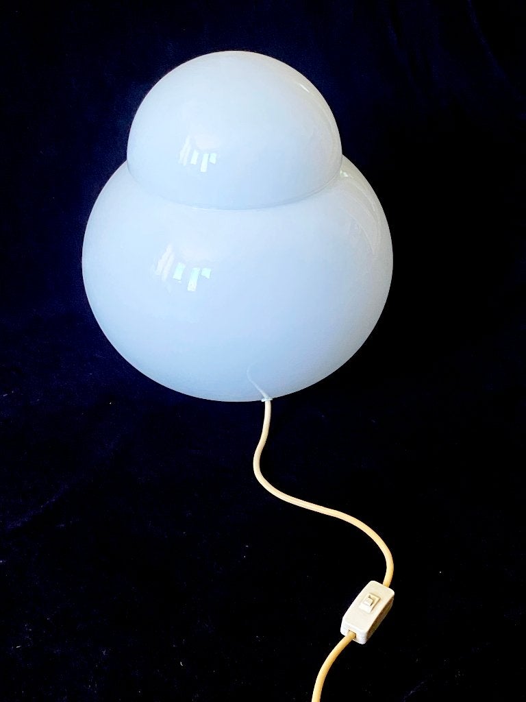 First Edition Fontana Arte Daruma lamp | Sergio Asti |1968, Ophalen, Gebruikt, 43 cm, Wit