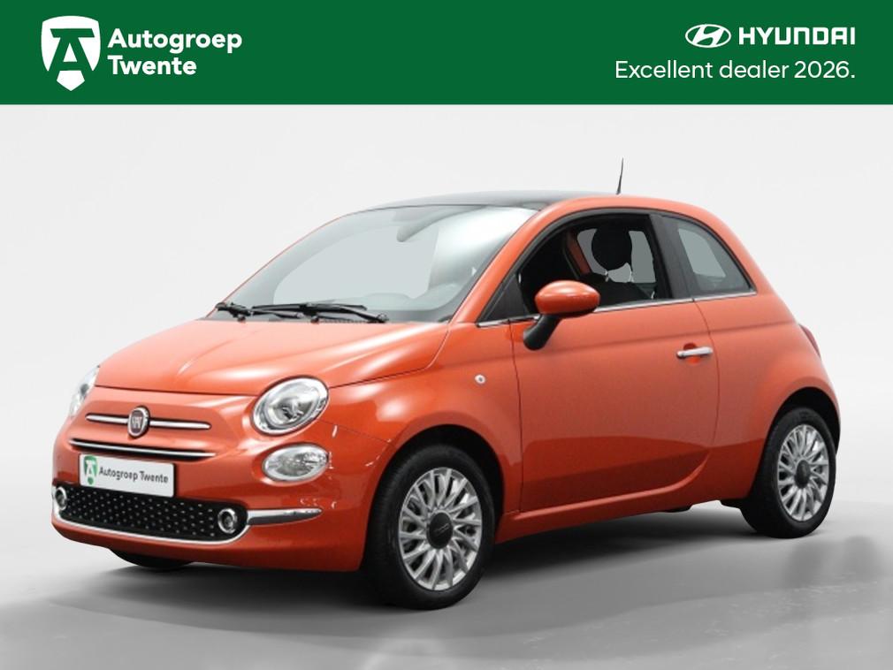 Fiat 500 1.0 Hybrid Dolcevita Finale | Private lease 349,- p, Keurmerk '100% Onderhouden', 12 maanden, Stof, Euro 6
