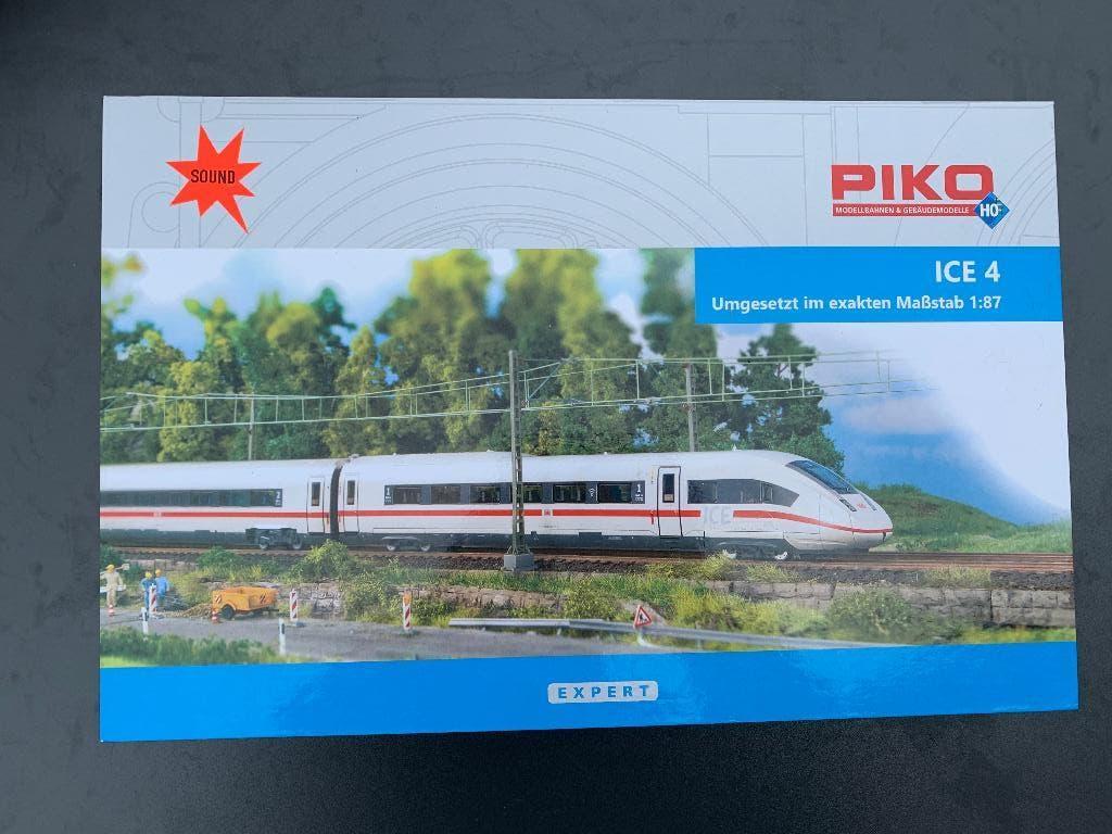 PIKO H0 51403 BR412 ICE-4 4-delig, AC digitaal SOUND DB AG, Treinset, Gelijkstroom, Nieuw, Piko
