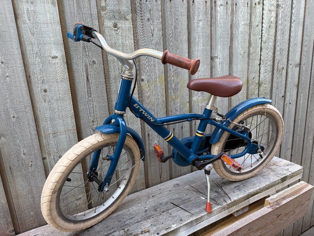 16 inch kinderfiets, Ophalen, Velgrem, BTWIN, 16 tot 20 inch