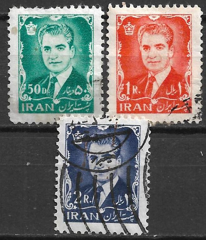 Iran 1962 Mohammed Riza Pahlavi, Verzenden, Gestempeld, Midden-Oosten