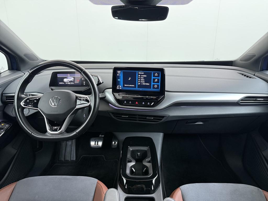 Volkswagen ID.4 1st 82kWh SOH 89,4% Trekhaak Warmtepomp Navi, Automaat, Achterwielaandrijving, Gebruikt, Zwart
