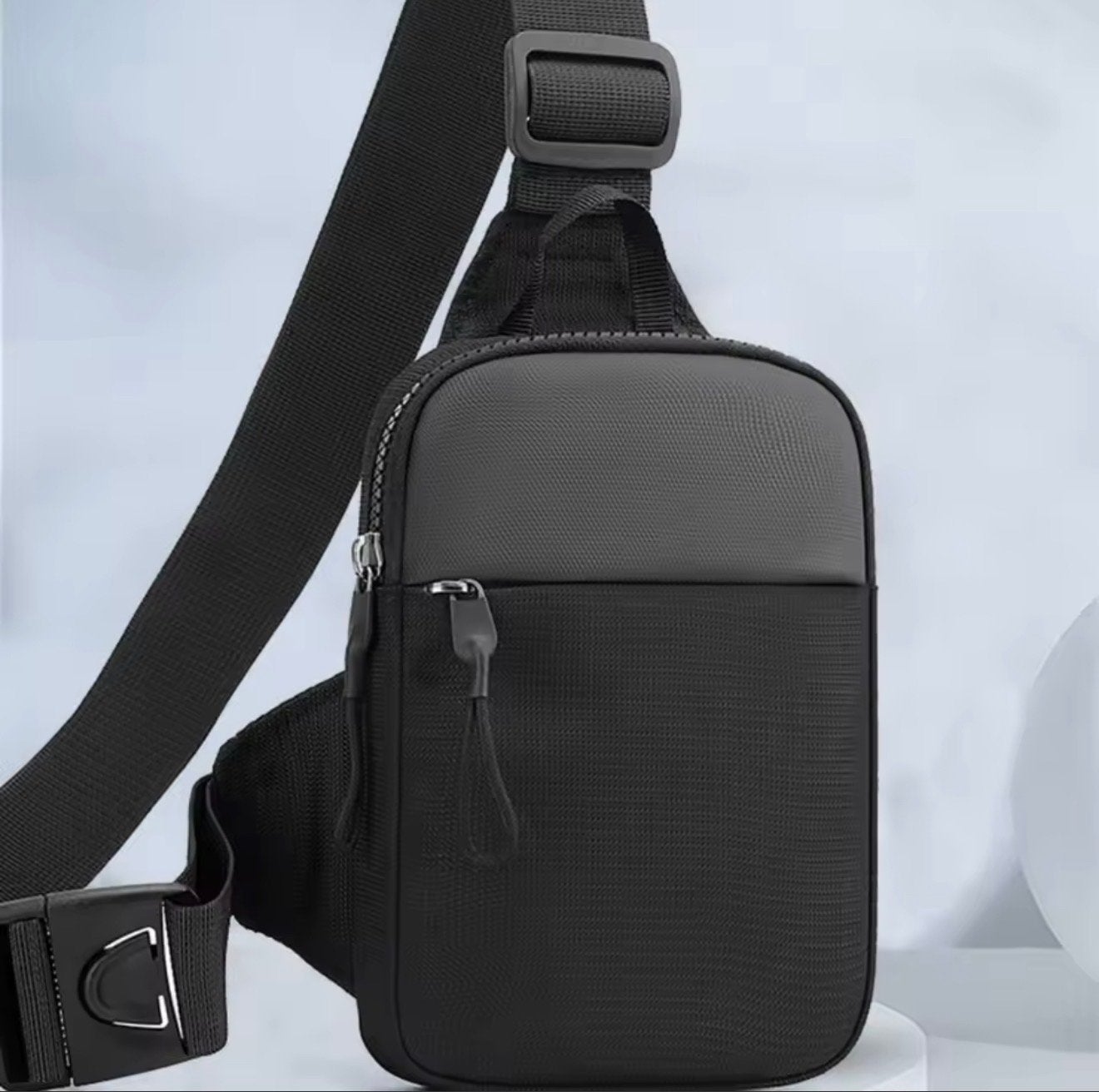 Modieuze Canvas Borsttas / Crossbodytas, Overige merken, Minder dan 30 cm, Nieuw, Ophalen of Verzenden