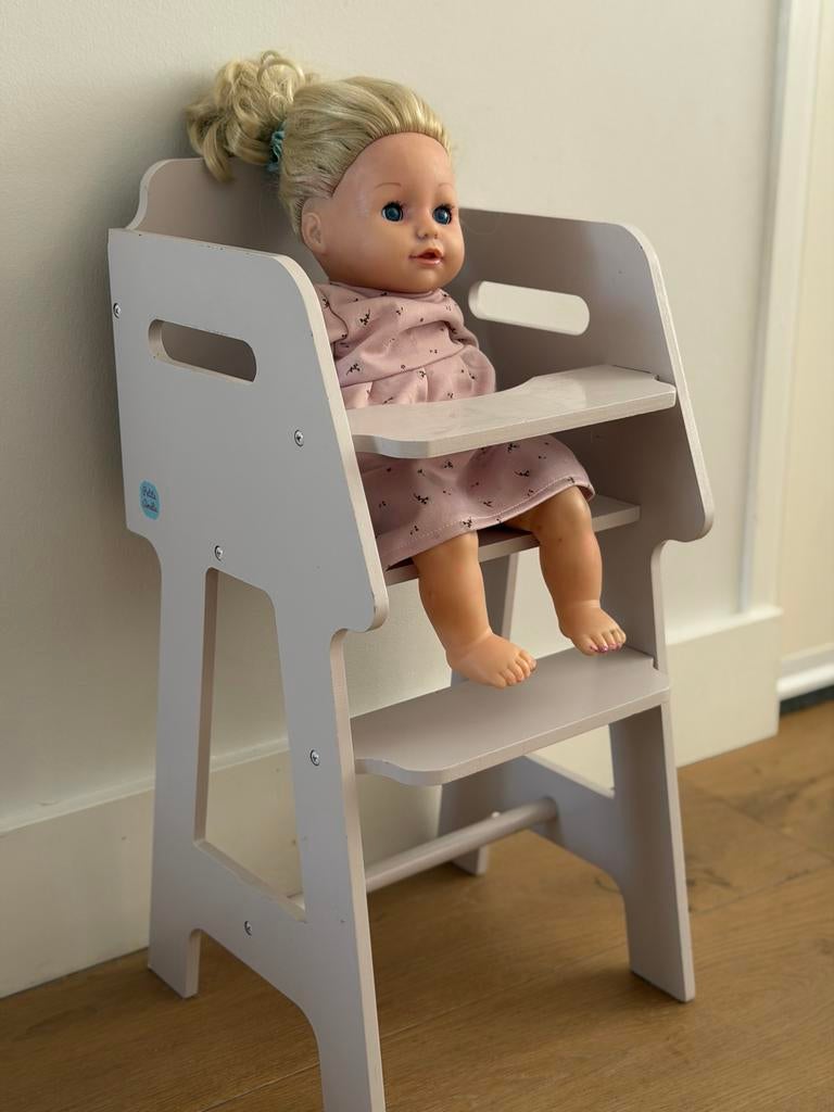 houten poppen kinderstoel - Petite Amelie, Ophalen of Verzenden, Gebruikt, Stoel(en)