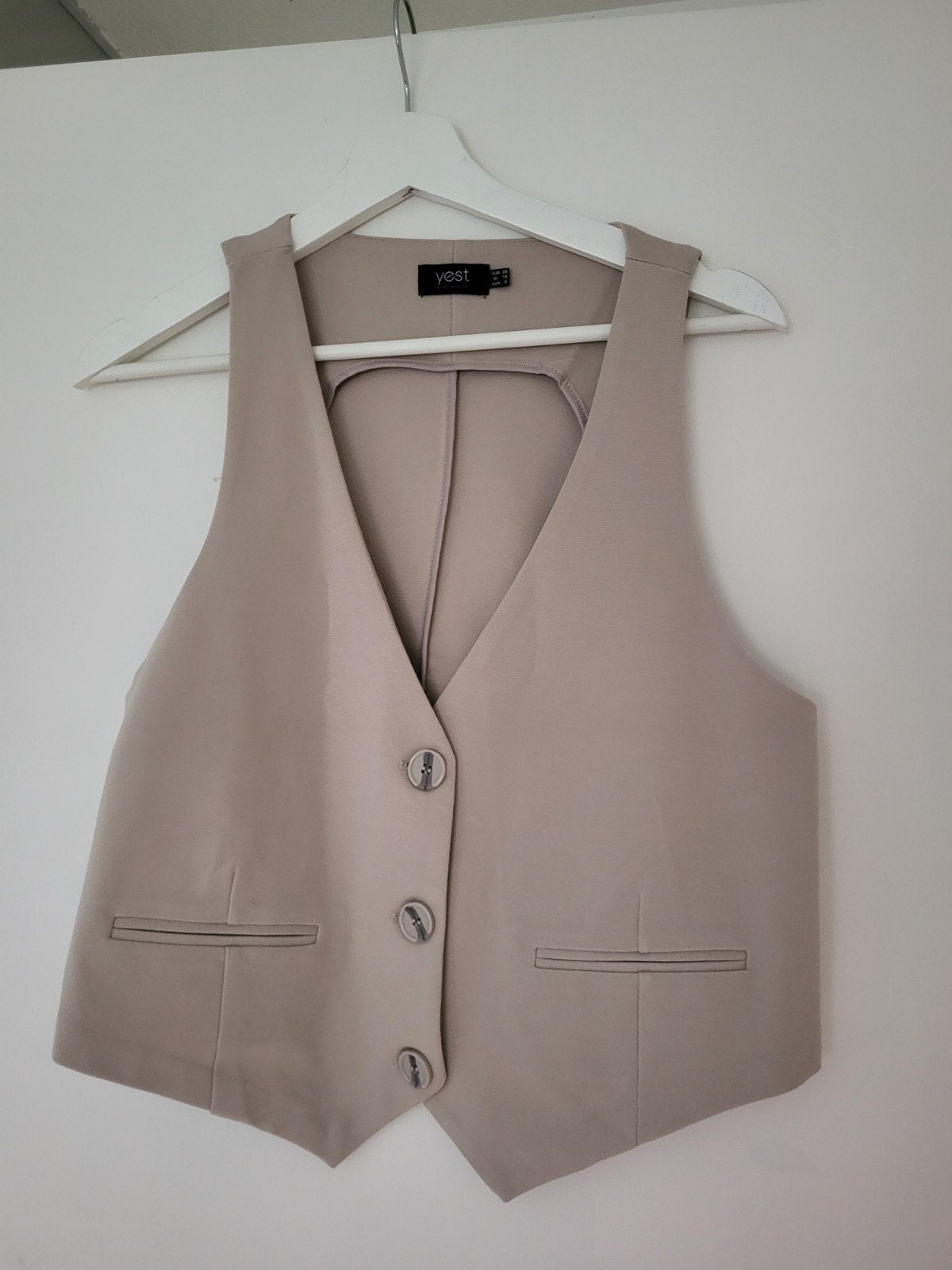 Gilet dames, beige maat 38, Maat 38/40 (M), Overige typen, Beige, Ophalen of Verzenden