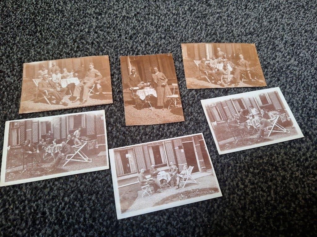 6 oude foto's Bodegraven Spoorstraat 42 V Ingen Kaashandel, Verzamelen, Verzenden, 1920 tot 1940, Noord-Brabant