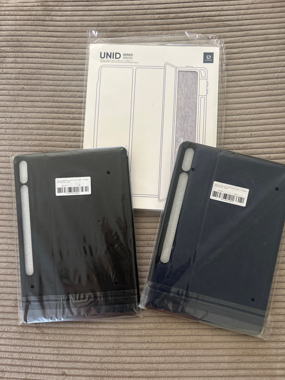 UNID Series Tablet Hoes voor Samsung Tab S9 Plus / S9 FE Plu, Ophalen of Verzenden, Nieuw, 12 inch, Bescherming voor- en achterkant