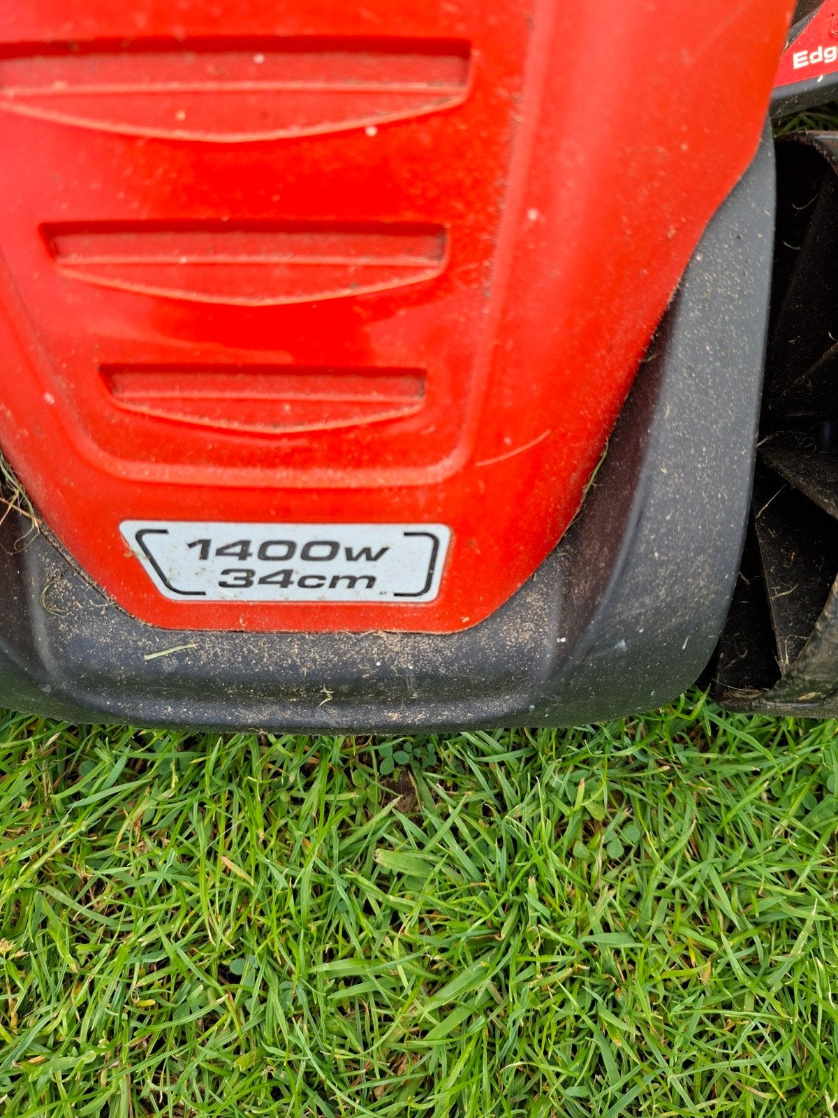Black&decker  elect.maaier  opvang 40liter meerdere hoogte, Verzenden, Gebruikt