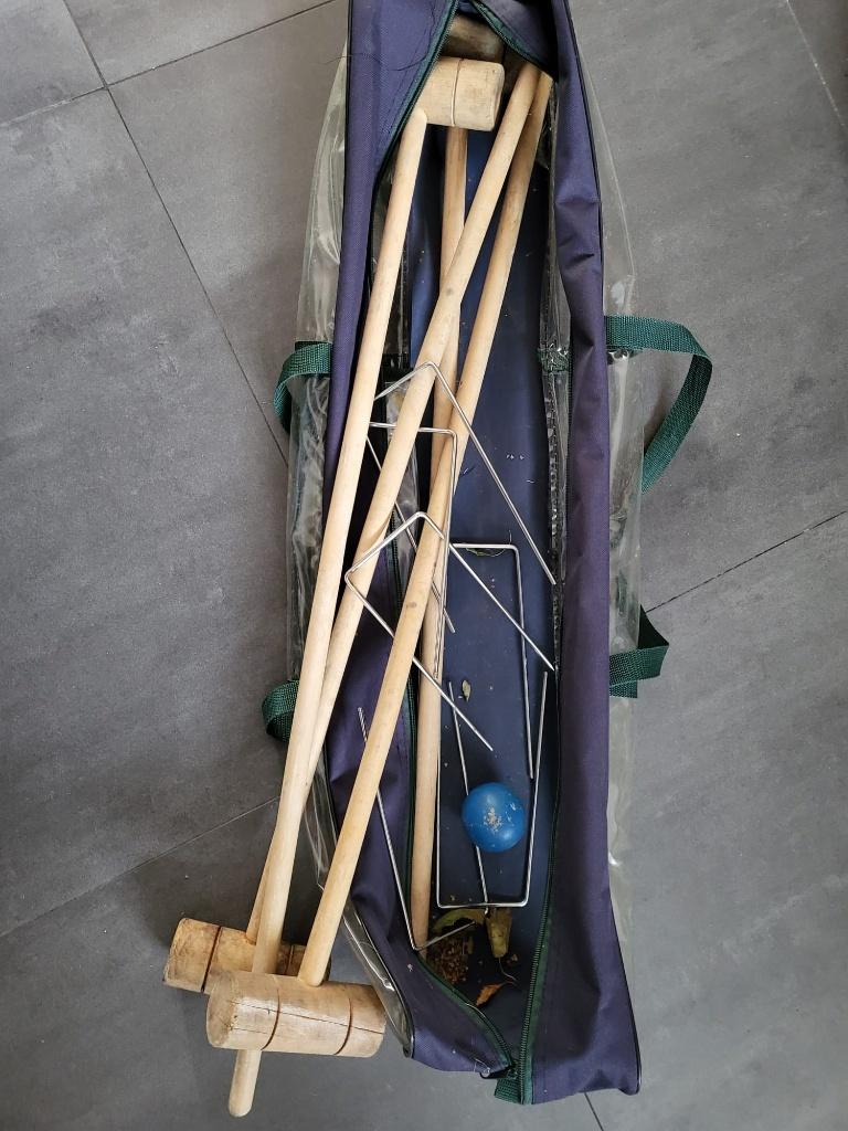 cricket set, Ophalen, Gebruikt