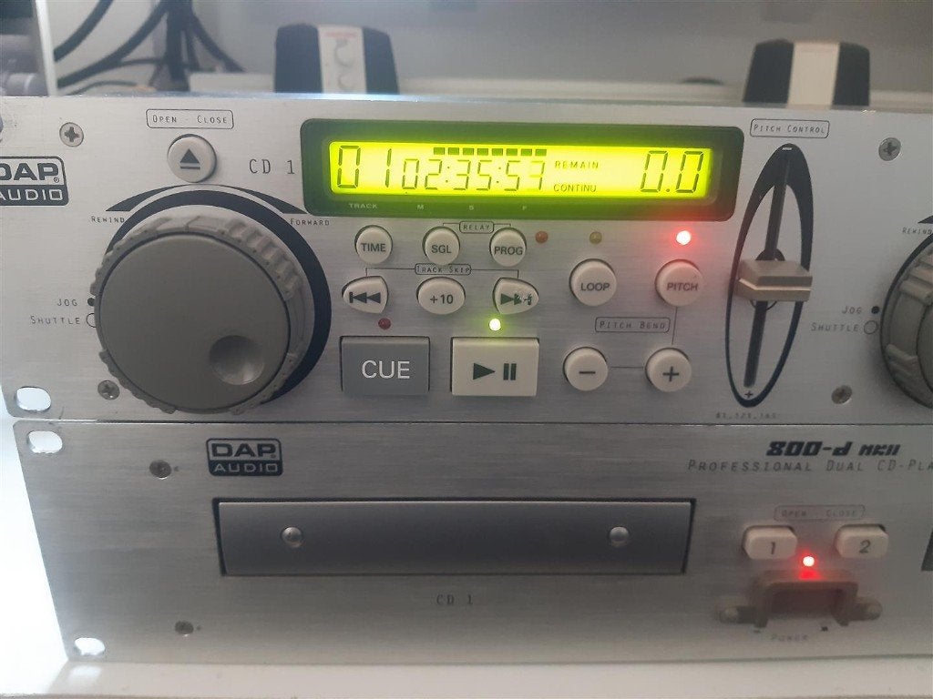 DAP Audio 800D MKII Dubbele CD Speler, Audio, Tv en Foto, Cd-spelers, Ophalen of Verzenden, Gebruikt, Overige merken