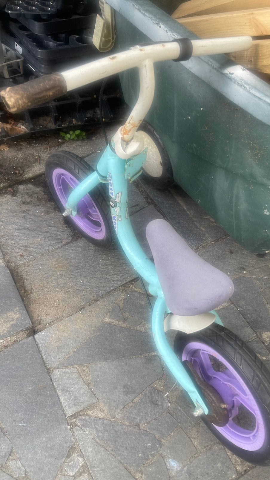 Kinderloopfiets - Blauw/Paars, Ophalen, Gebruikt, Loopfiets