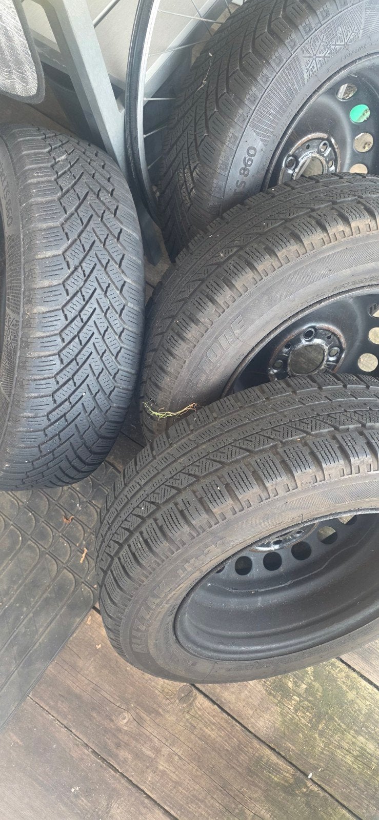 Autobanden 175/65 R14, Ophalen
